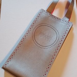 Obagi Gold Wine Tote Bag Lined in Red
